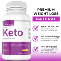 Quick Shred Keto Diet Pills Enhance Energy Focus Advanced Weight Loss Fa... - $23.98