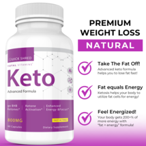 Quick Shred Keto Diet Pills Enhance Energy Focus Advanced Weight Loss Fat Burner - £18.81 GBP