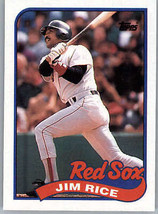 1989 Topps 245 Jim Rice  Boston Red Sox - $2.99