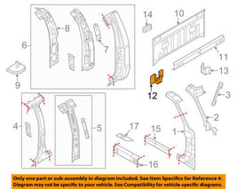 1999-2016 Ford YC3Z-68613G04-AB Inner Reinforcement Bracket OEM 3283 - £15.57 GBP