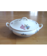 Vintage  Czechoslovakia  Floral Covered Casserole Dish - €38,21 EUR