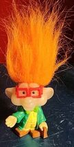 Vintage 1993 Burger King Troll Glow In The Dark Orange Hair IQ BK Kids - $5.99