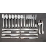 Vtg Set 23 Pcs Supreme Cutlery Towle Silver Plate ENGLISH SHELL - €69,68 EUR