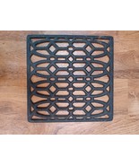 Vintage Floor Wall Grate Heat Vent Register Cover Salvage 13 5/8&quot; x 13 5/8&quot; - €85,57 EUR