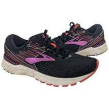 Brooks Adrenaline GTS 19 Womens Size 9.5 B Running Shoes Pink Black Athletic - £47.15 GBP
