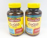 TWO New Nature Made CoQ10 400mg 90 Softgels Sealed 10/24 9/25 - $44.99