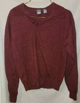 Mens Cullen Medium Long Sleeve Red Shirt 100% Merino Wool - $15.99