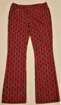 Dolce &amp; Gabbana Made in Italy Red Pants Sz- EU46 Cotton Check Pattern - £95.89 GBP