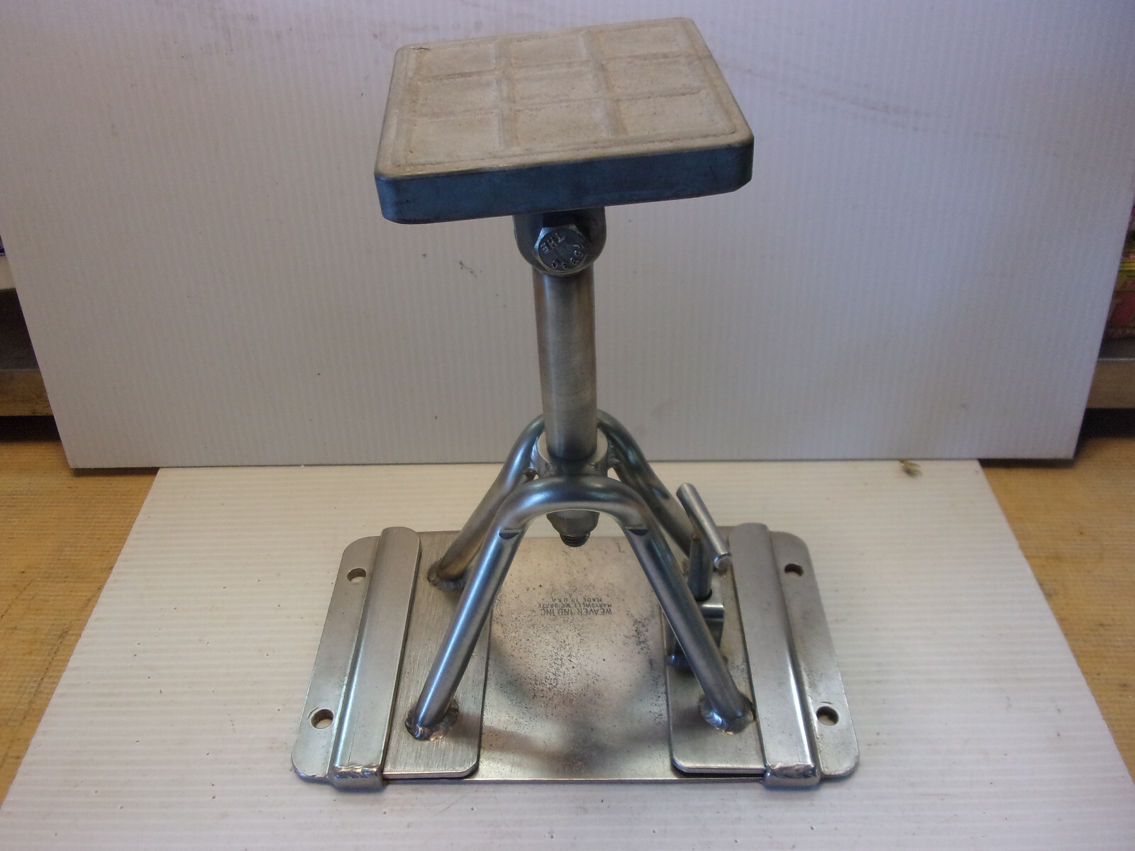 single HEAVY DUTY Weaver Standard 9&quot; High Chock 3.5x3.5 Pads with quick ... - $296.01