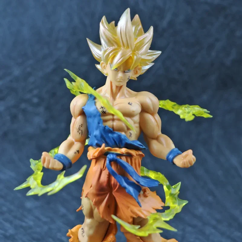 Bandai 17cm Son Goku Super Saiyan Figure Anime Dragon Ball Goku DBZ Action - £18.96 GBP