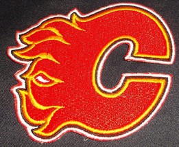 Calgary Flames Logo Iron On Patch - £3.98 GBP