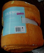 Cannon Teen Throw - Orange - Bandanna Pattern - 50&quot; x 60&quot; -  BRAND NEW - £15.79 GBP