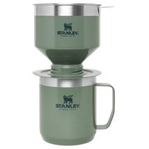 Stanley Classic Camp Coffee Pour-Over Vacuum Mug Set, Green, 1 Set - £79.95 GBP