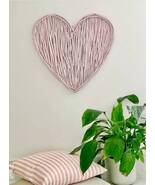 Rose Pink Wicker Heart- 60cm - €97,75 EUR Rose Pink Wicker Heart- 60cm - €97,75 EUR