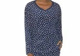 Nautica Womens 1-Piece Silky Stretch Fleece Pajama Top,Size XX-Large,Navy - £50.31 GBP
