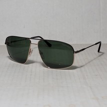 Tom Ford Justin TF 467 02N Black Gold Green Aviator Sunglasses 60 14 140 - $174.55