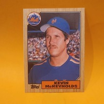 1987 Topps Traded #76T Kevin McReynolds New York Mets Baseball Card - £0.96 GBP