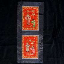 Vintage Chinese Embroideries of Generals Circa 1930 - £140.79 GBP