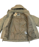New Levi&#39;s Men&#39;s Dry Touch Hooded Nylon Puffer Jacket Aluminum Grey Medium - $188.72 CAD