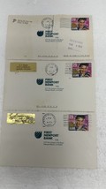 LOT OF 3 ELVIS PRESLEY  STAMP/ENVELOPE -  CANCELLED Feb/May 1993 - (P) - $9.85