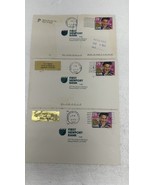 LOT OF 3 ELVIS PRESLEY  STAMP/ENVELOPE -  CANCELLED Feb/May 1993 - (P) - €8,51 EUR