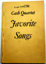 Cash Quartet Favorite Songs Renfro Valley Shape Note Gospel Evangel Pentecostal - £14.42 GBP