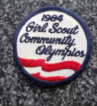 RARE Girl Scout Patch - 1984 Community Olympics - £27.93 GBP