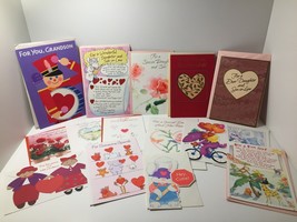 15 Hallmark &amp; Hallmark Crown Cards, Valentine&#39;s Day - $3.64