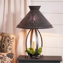 Betsy Ross Lamp with Chisel Shade in Kettle Black Tin - £158.27 GBP