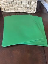 Set of 5 office depot green quality folders - $10.77