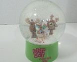 Justice Stores BFF 2010 glitter snow water globe monkey reindeer guinea ... - $20.78