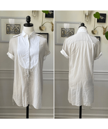 Rag &amp; Bone 100% Cotton Tissue Weight Short Sleeve Blouse Shirt 6 - $90.00