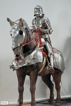 Medievale Cavallo Armor 16th Century Tedesco Armor Suit Historical Larp Costume - £7,663.98 GBP