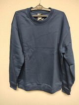 Adidas Mens Size Medium Navy Blue Fleece Crew Sweatshirt JW4301 - $19.00