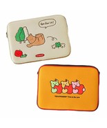 Dailylike Bear Korean Laptop Tablet 13 inch Protective Sleeve Pouch Bag ... - $85.48 CAD
