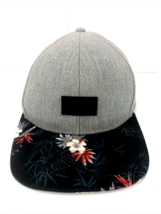 Vans Off The Wall Men&#39;s Skate Hat Snapback Truckers Floral Cap Gray Black - £13.40 GBP