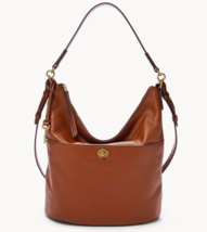 Fossil Talulla Hobo Bag Brandy Leather SHB2840213 Brown NWT $250 Retail FS - £110.51 GBP