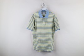 Southern Tide Mens Medium 38 Distressed Striped The Skip Jack Polo Shirt... - $29.65