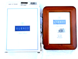 Burnes State Street Teak Classic Wood 3-1/2" x 5" Picture Frame #106135 - $8.90