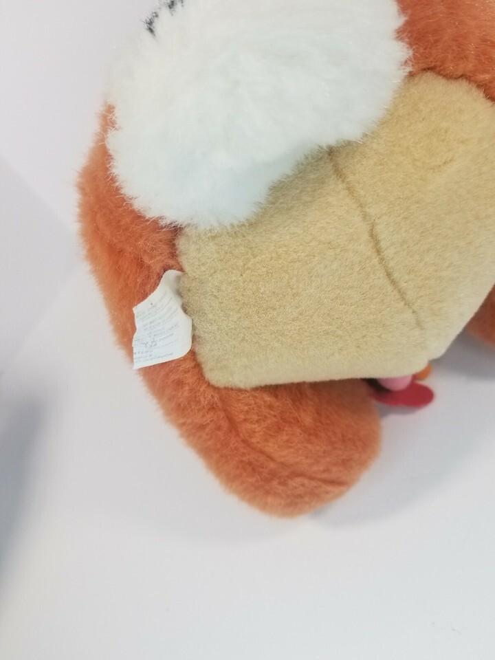 Walt Disney Bean Bag Plush Dale With Flowers Stuffed Animal Toy Sitting 9" Item image 6