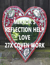 50X Coven Haunted Mirror&#39;s Reflection Help Love High Magick Led By Albina - £35.78 GBP
