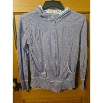Maurices Marled Purple Full Zip Hoodie Sweater Size L Jacket Womens - £14.19 GBP