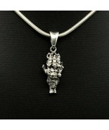 Stunning 925 sterling silver Idol standing Ganesha pendant/locket jewelr... - $29.69