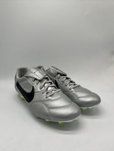 Nike Premier 3 FG Metallic Silver Volt Cleats AT5889-004 Men&#39;s Size 9 - £94.77 GBP