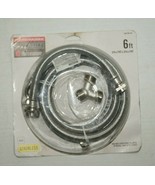 NEW Everbilt 1001 280 447 Washing Machine supply Line Kit 6&#39; - $26.72