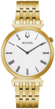 Bulova Regatta Gold Tone Men Watch 97A153 - £311.86 GBP