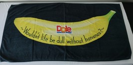 Rare Vtg Beach Towel Dole Bananas &quot;Wouldn&#39;t Life Be Dull Without Bananas?&quot; 54&quot; L - £79.86 GBP