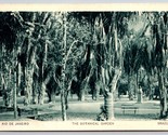 Botanico Giardino Rio De Janeiro Brasile Unp Non Usato Wb Cartolina K7 - £4.06 GBP