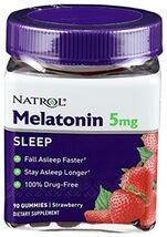 NATROL Melatonin 5mg Gummies, 90 CT EXP 1/27 - $13.85
