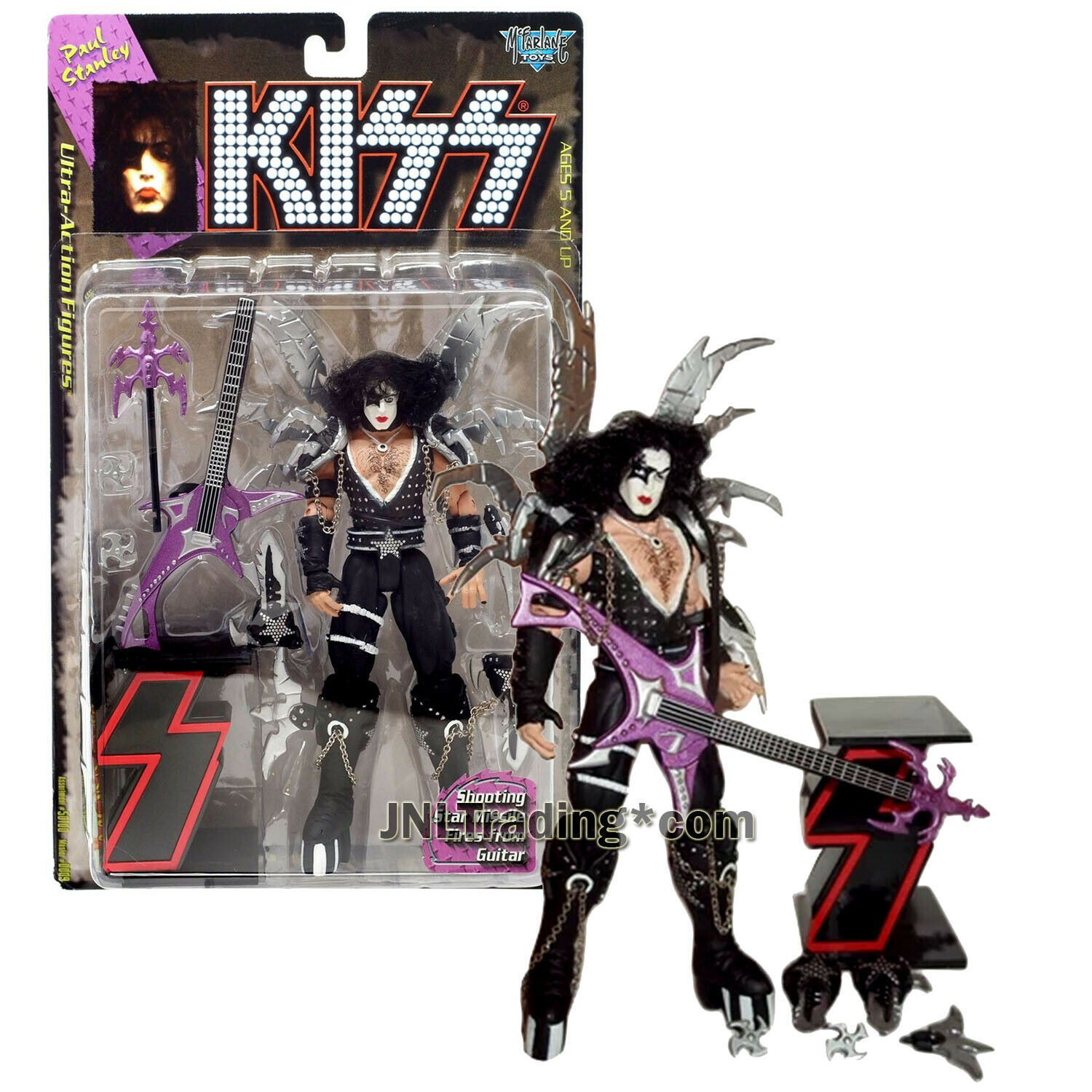 Primary image for Year 1997 McFarlane Toys KISS Series 7 Inch Ultra Action Figure - PAUL STANLEY